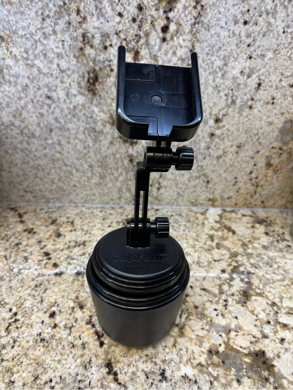 WeatherTech CupFone-Black Cup-Base Adjustable Car Cup Phone Mount Holder